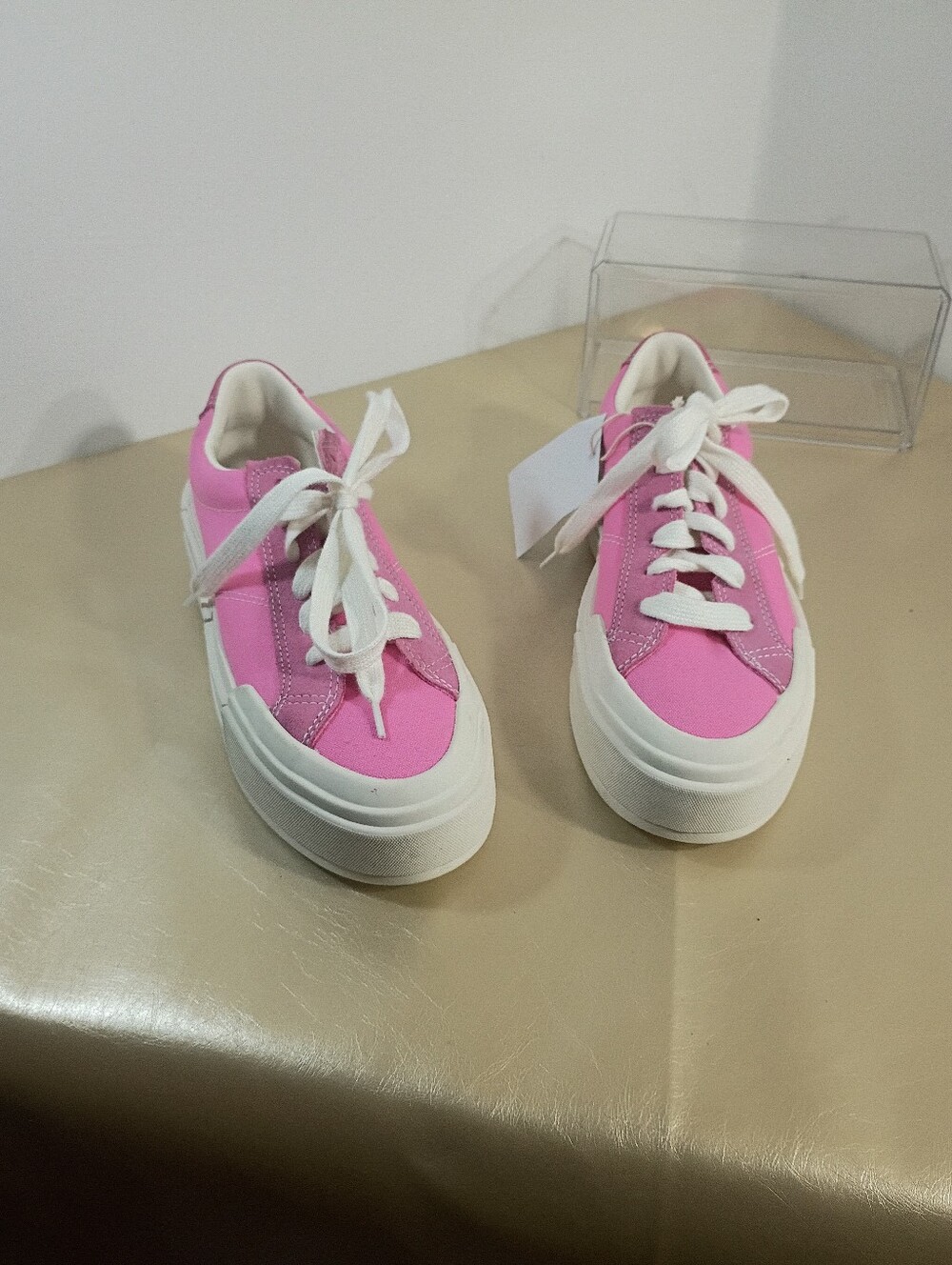 Converse Women's SZ 8.5 Chuck Taylor All Star Cruise Low Pink/White A10440C New. - Picture 10 of 10